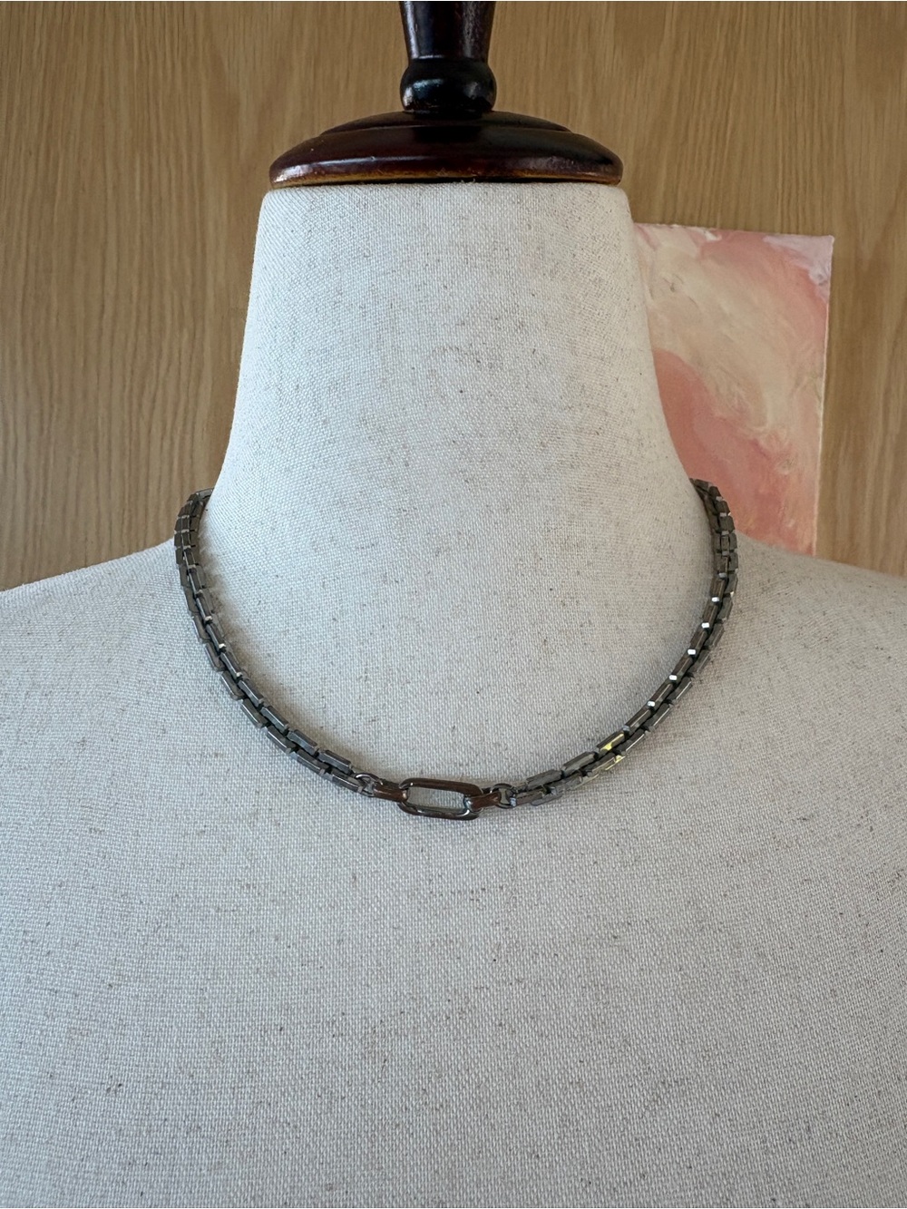 Steel/silver tone Chain Link Necklace - Women Jewelry